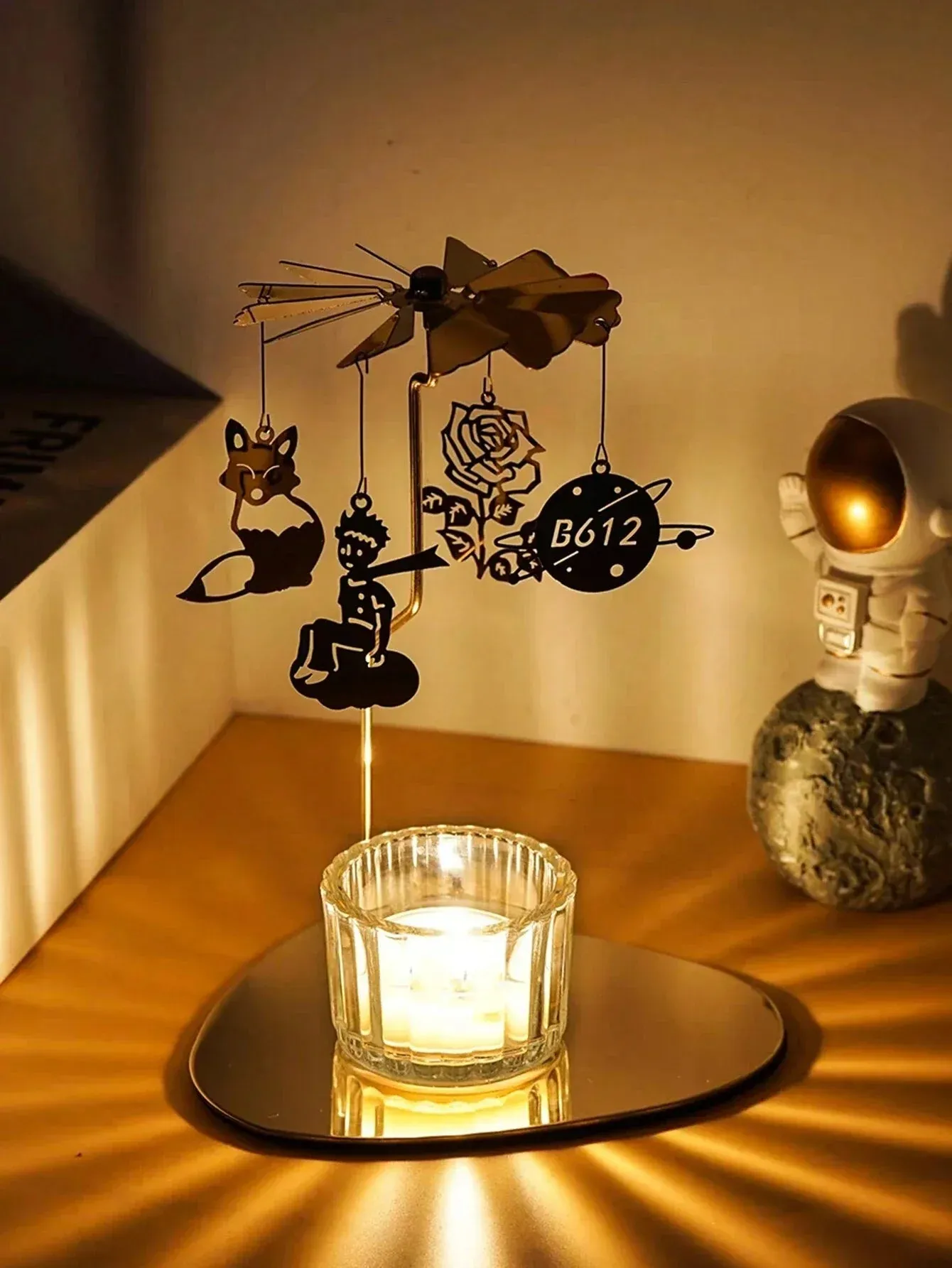 2 Glass Tealight Holders for Home Decor