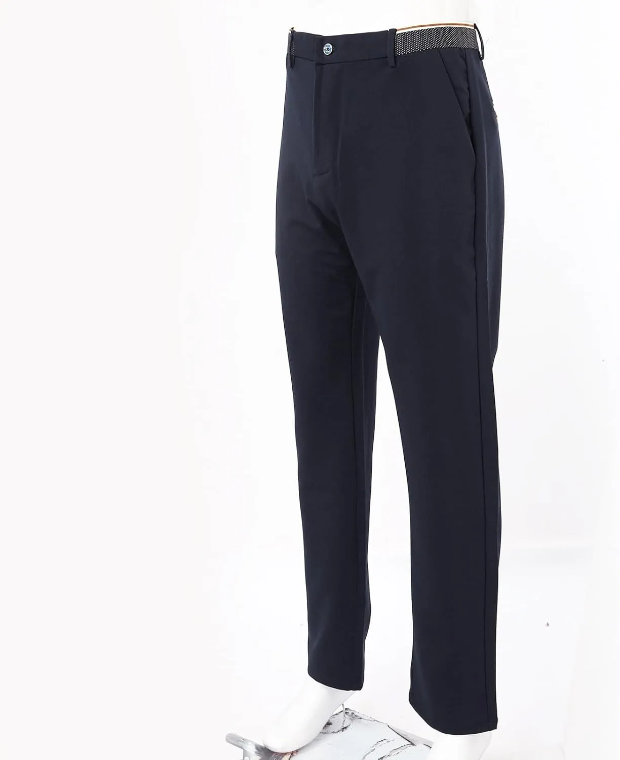 2023 Men's Fashion Stretch Dress Pants Slim Fit Plaid Pants Business Suit Pants Casual Golf Pants Plus Size Stylish Trousers