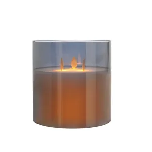 3 Wick Battery Powered Flameless Led Candle for Wedding Party Home Decor