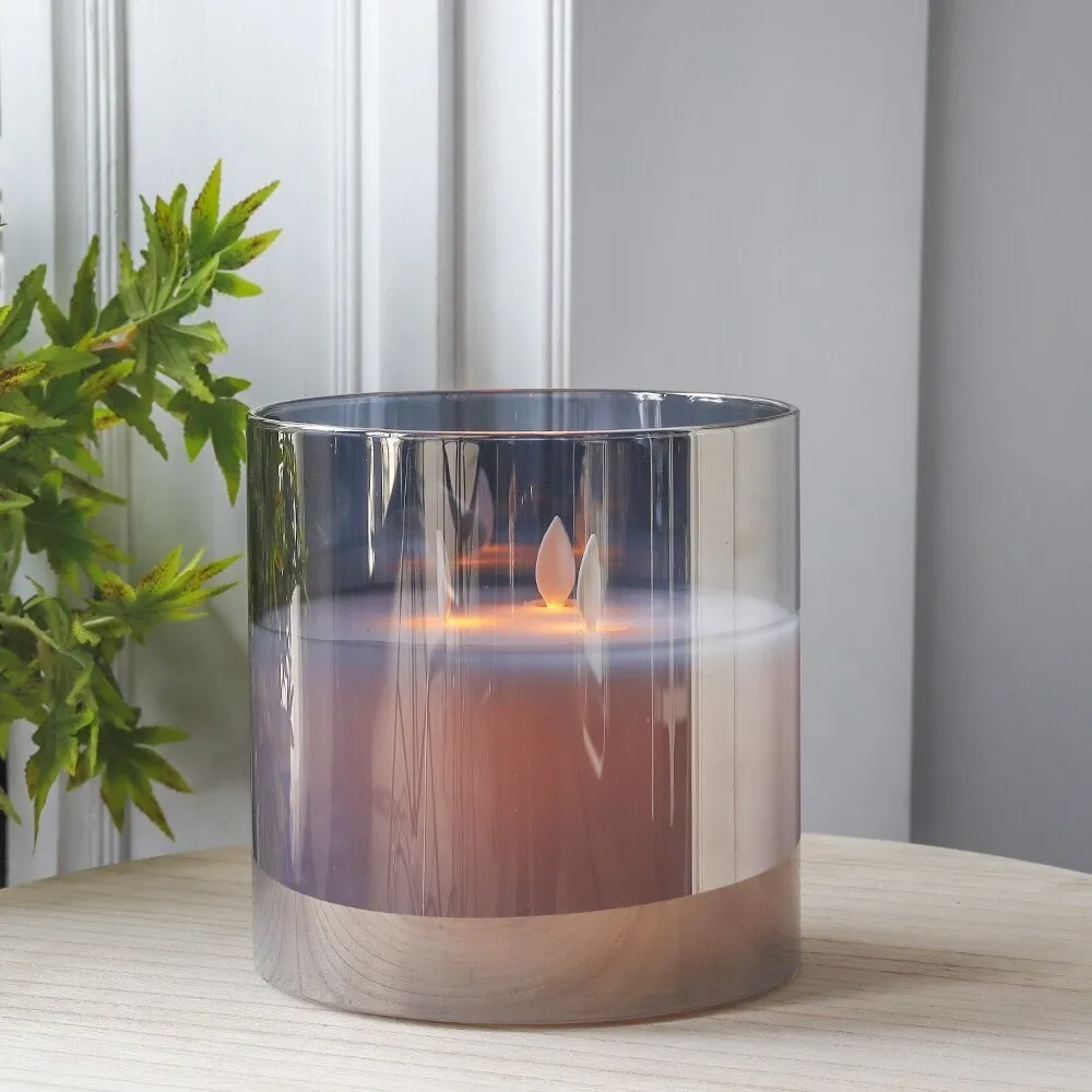 3 Wick Battery Powered Flameless Led Candle for Wedding Party Home Decor