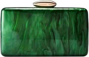 Acrylic Clutch Purse for Women Acrylic Evening Bag Unique Geometric Handbag for Wedding Party Prom