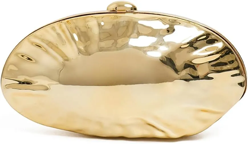 Acrylic Clutch Purse for Women Acrylic Evening Bag Unique Shell Handbag for Wedding Party Prom