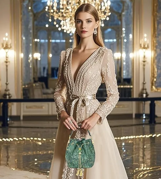 Bling Crystal Rhinestone Purse for Women Sparkly Clutch Handbag Crossbody Bag for Evening Wedding Party Prom