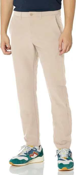 BOSS Men's Slim Fit Tapered Leg Trousers in Technical Sport Fabric