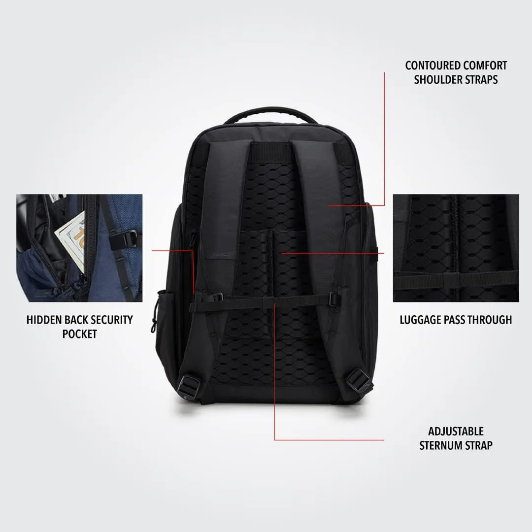 Callaway Pace Pro 25 Laptop Backpack in Black Nylon