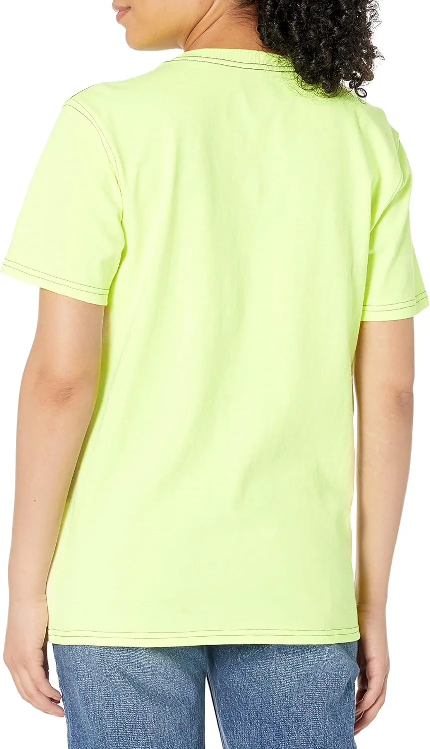 Carhartt Women's Exclusive Loose Fit Heavyweight ShortSleeve Pocket Logo Graphic TShirt
