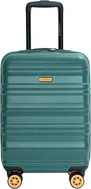 Carry On Luggage Airline Approved18.5 Carry On Suitcase With TSA Approved Carry On Luggage With Wheels Carry on Bag Hard Shell Suitcases, DARK GREEN
