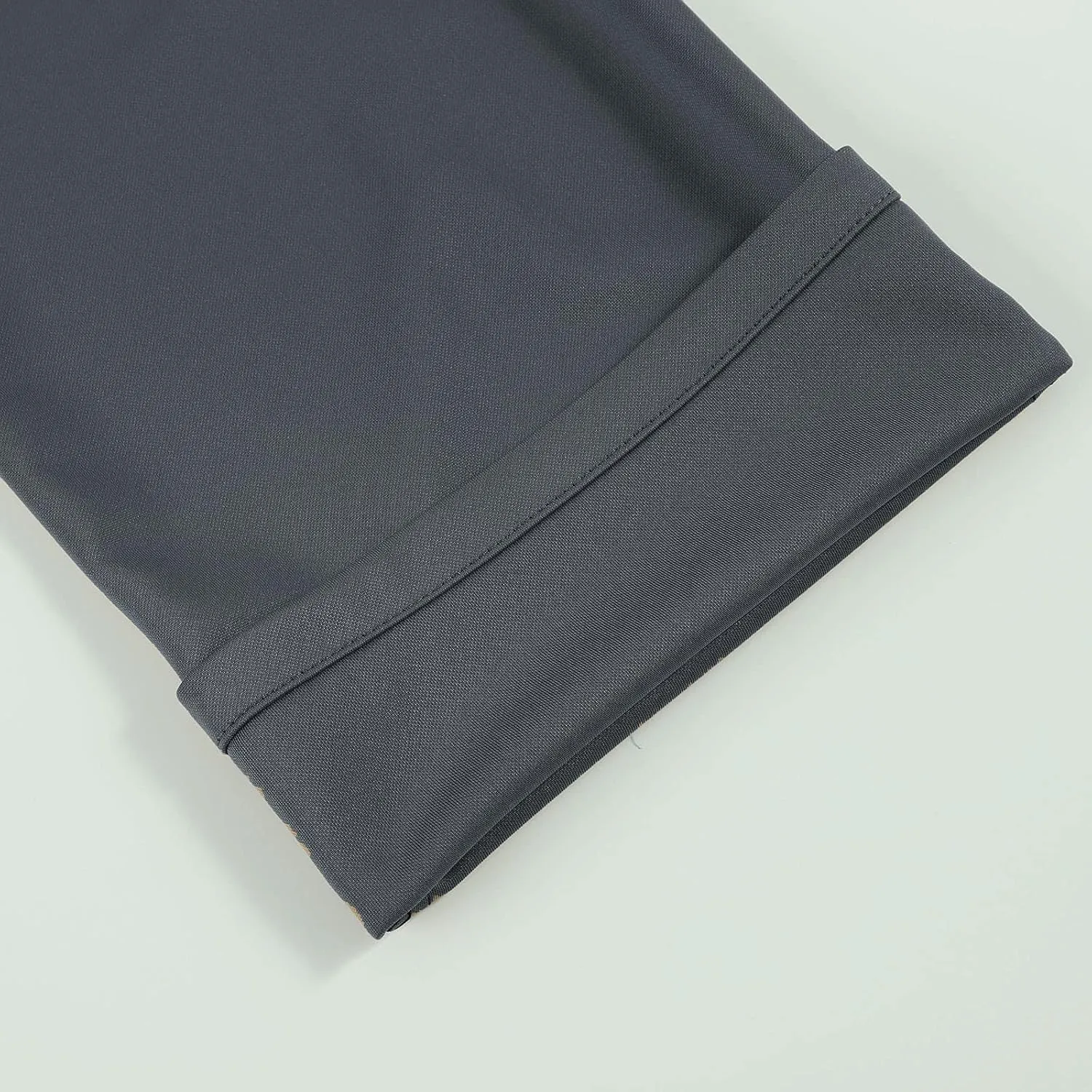 CRNTCEM Stretchy Suit Pants for Men Slim-Fit Flat-Front Formal Dress Pant Tapered Straight Leg Business Office Work Pants