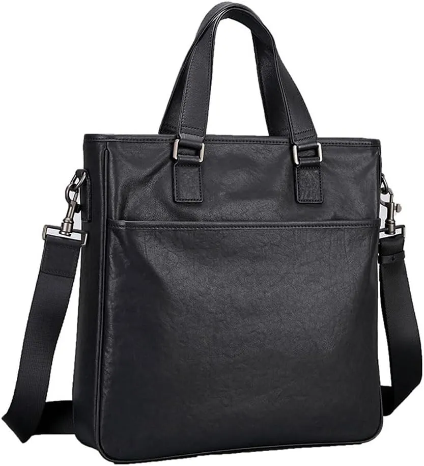 CSCDD Genuine Leather Men's Handbag Men's high-end Business Retro Briefcase Men's Computer Bag