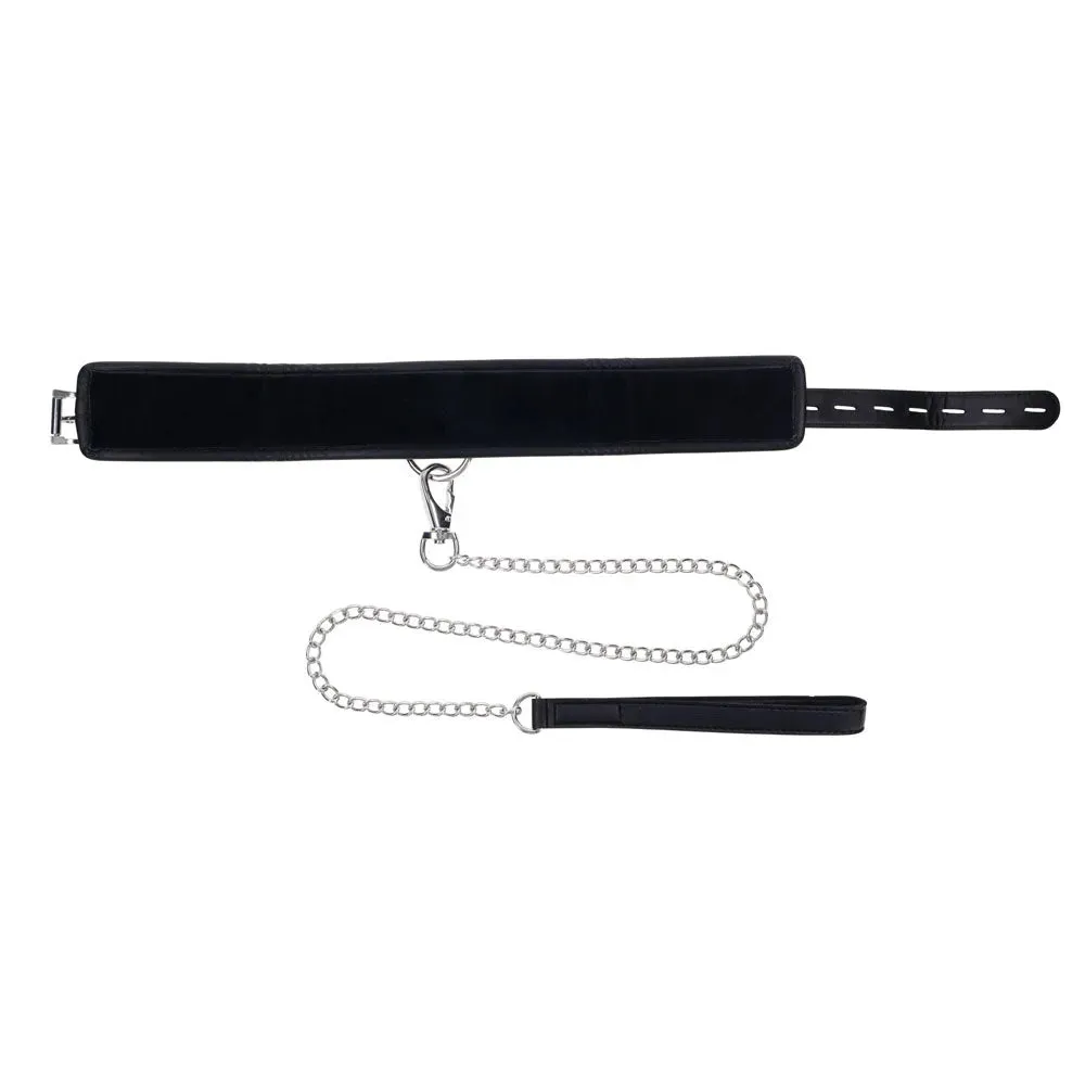 EDGE Collar & Leash -  Neck Restraint with Heavy Duty Metal Leash