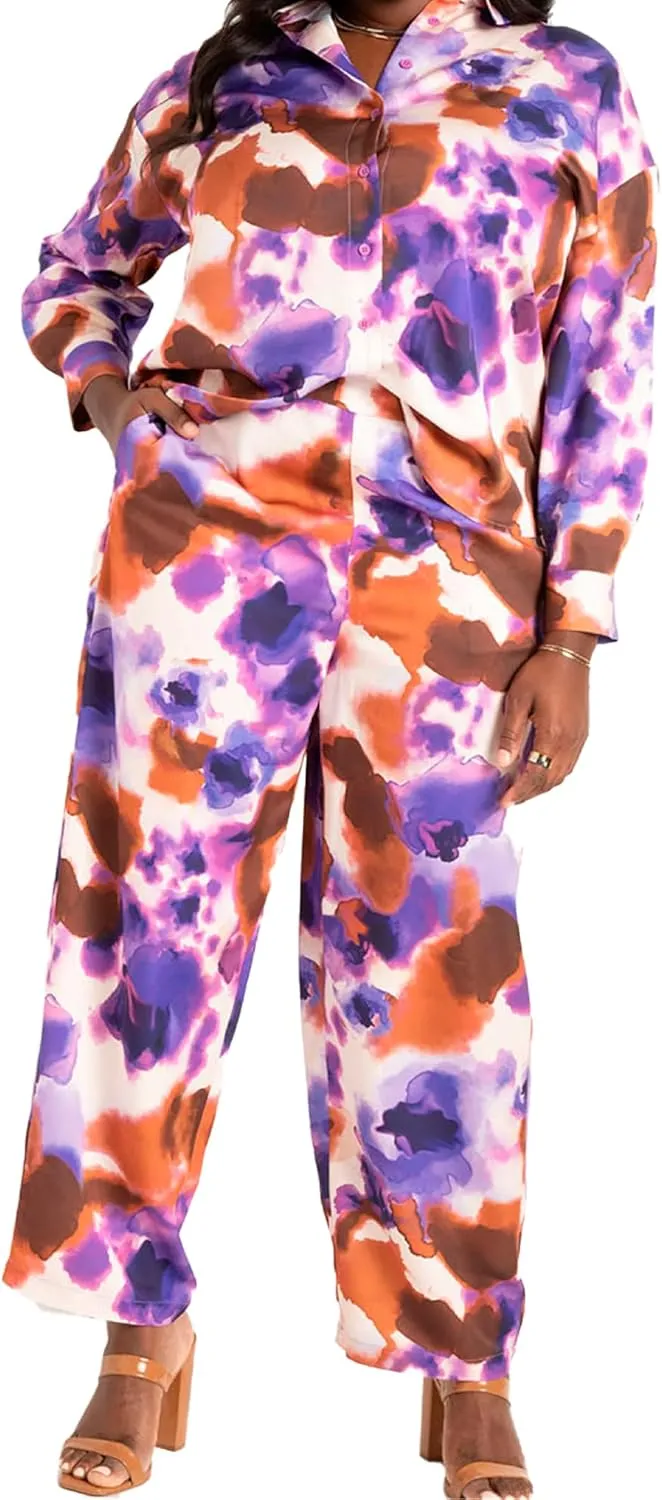ellos Women's Plus Size Knit Midi Dress with Surplice Neckline & Waist Tie