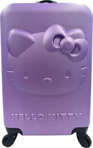 Fast Forward Kids Licensed Hard-Side 21 Spinner Luggage Lightweight Carry-On Suitcase (Hello Kitty)