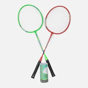FULL STL 2 T JOINT BADMINTON RACKET 3 PLSTK