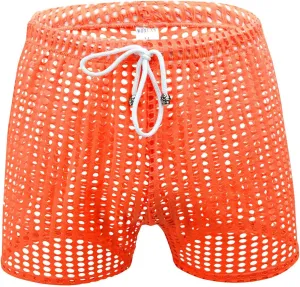 GIERIDUC Men Shapewear Tummy Control Bodysuit Mens Mesh See Through Underwear Mens Balls Out Underwear Birthday Gift For Him