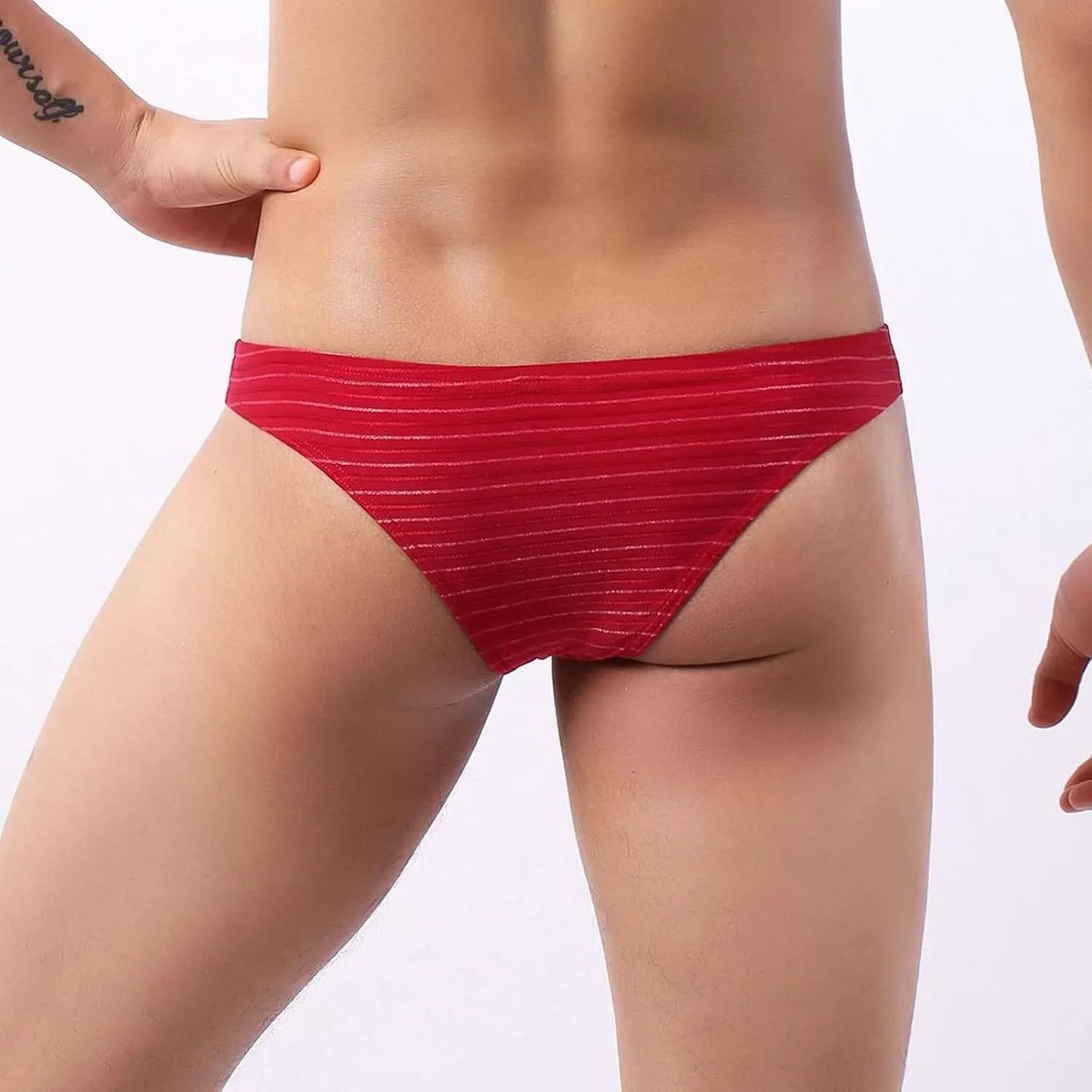 GIERIDUC Men's Sexy Mesh Underwear Boxer Shorts Mens Bum Enhancing Underwear for Him Gifts Boyfriend Bulk Underwear for Men