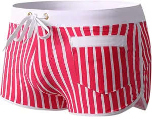 GIERIDUC Sport Soft Performance Boxer Briefs Matching Mens and Womens Swimwear Mens White Boxer Shorts Loose Cotton Underwear