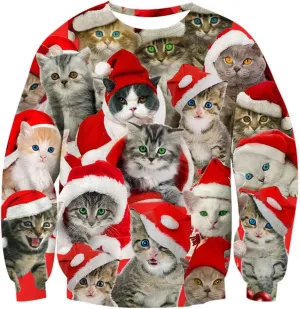 Goodstoworld Mens/Womens Ugliest Christmas Sweatshirt 3D Unique Hilarious Graphic Pullover Shirt S-4XL