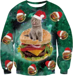 Goodstoworld Mens/Womens Ugliest Christmas Sweatshirt 3D Unique Hilarious Graphic Pullover Shirt S-4XL