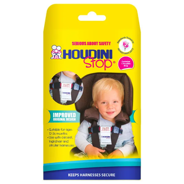 Houdini Stop Car Seat Harness Chest Clip - Single Pack
