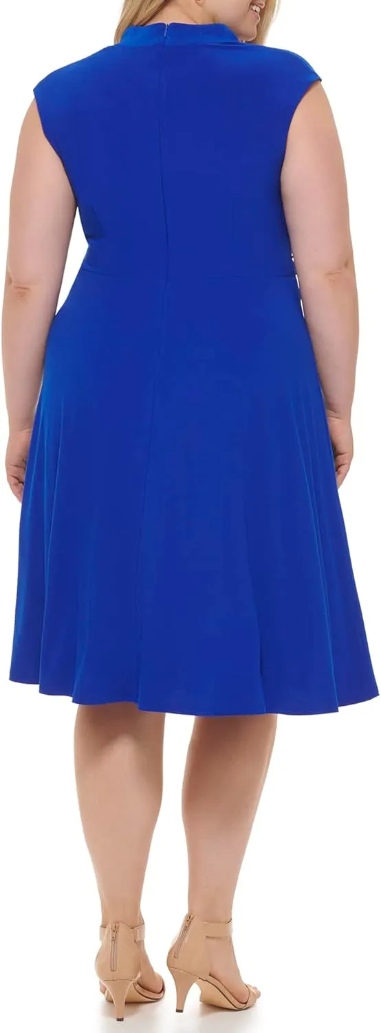 Jessica Howard Women's Style Midi Cap Sleeve Knit