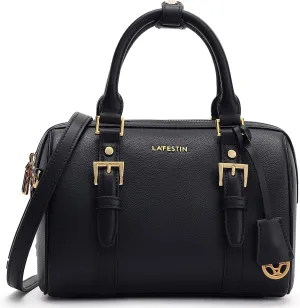 LA FESTIN Top Handle Purse Stylish Handbag Crossbody Satchel Barrel Bag with Adjustable Strap for Daily Travel