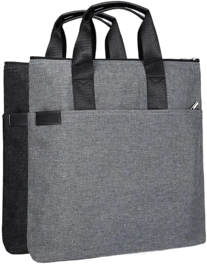 Large Capacity Three-Layer Portable File Bag, Business Office Bag, Conference Bag, Archive Information Bag, Briefcase