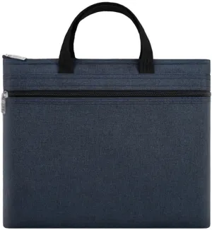 Large Capacity Waterproof Portable Document Bag, Zippered Conference Bag, Layer Information Bag,