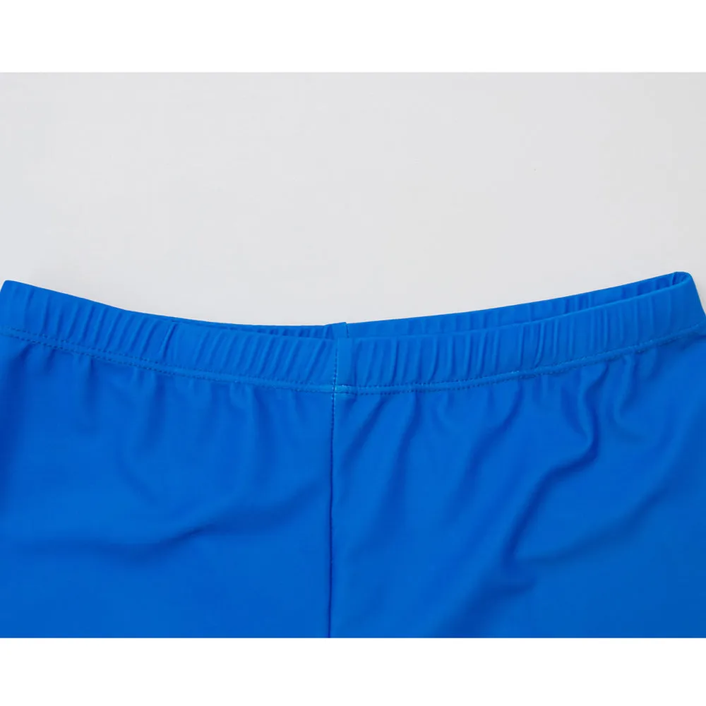 Little Surprise Box,2 pcs Shirt & Pants set LSB Blue & Orange Space Swimwear Full length for Kids with UPF 30 