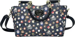 Loungefly Harry Potter Hogwarts Chibi Characters Crossbody Satchel Handbag Purse