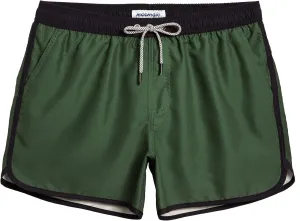 maamgic Mens Boys Short 80s 90s Vintage Swim Trunks with Mesh Lining Quick Dry Swim Suits Board Shorts