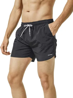 maamgic Mens Swim Trunks 5" with Mesh Lining Quick Dry Bathing Suits for Men Swim Shorts Swimwear
