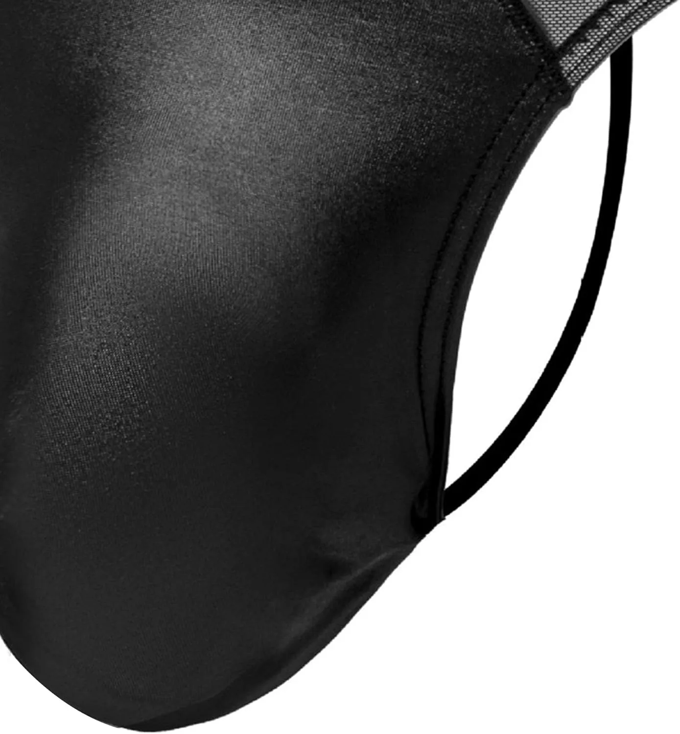 Maiyifu-GJ Men's Sexy Transparent Mesh Thong Performance Breathable Briefs Leather G-String Underwear