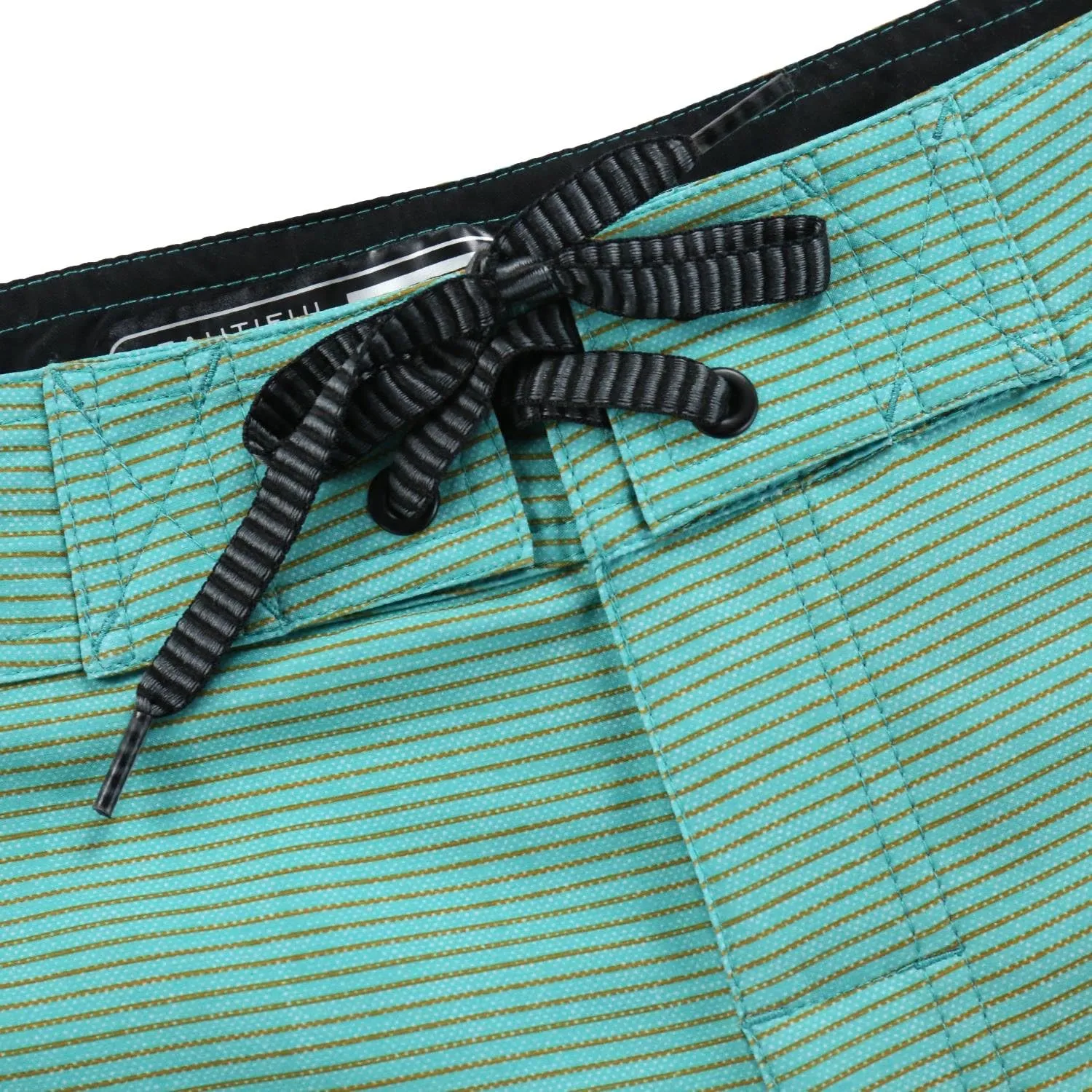 Men's Swim Trunks 22 Quick Dry Board Shorts with Key Keeper, No Mesh Lining - Perfect for Surfing & Swimming