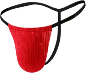 Mens T-Back Thongs Sexy Low Rise G-String Briefs Bulge Pouch Underwear