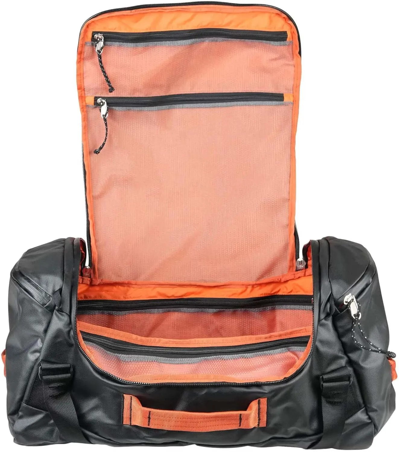 Mystery Ranch Mission Duffel 55 Wildfire Black - Adaptable Duffel Bag For Travel