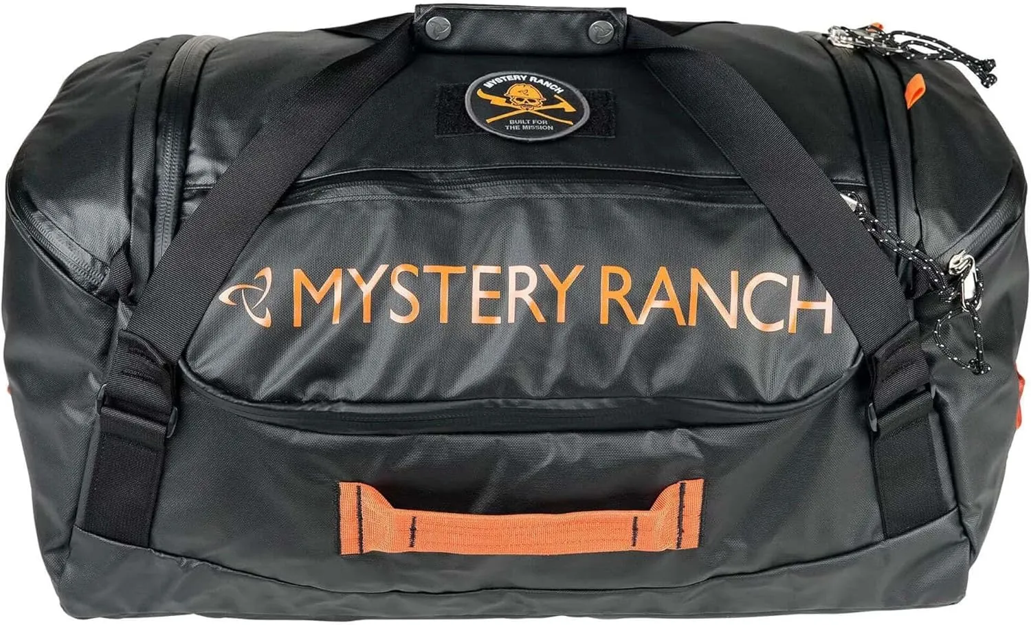 Mystery Ranch Mission Duffel 55 Wildfire Black - Adaptable Duffel Bag For Travel