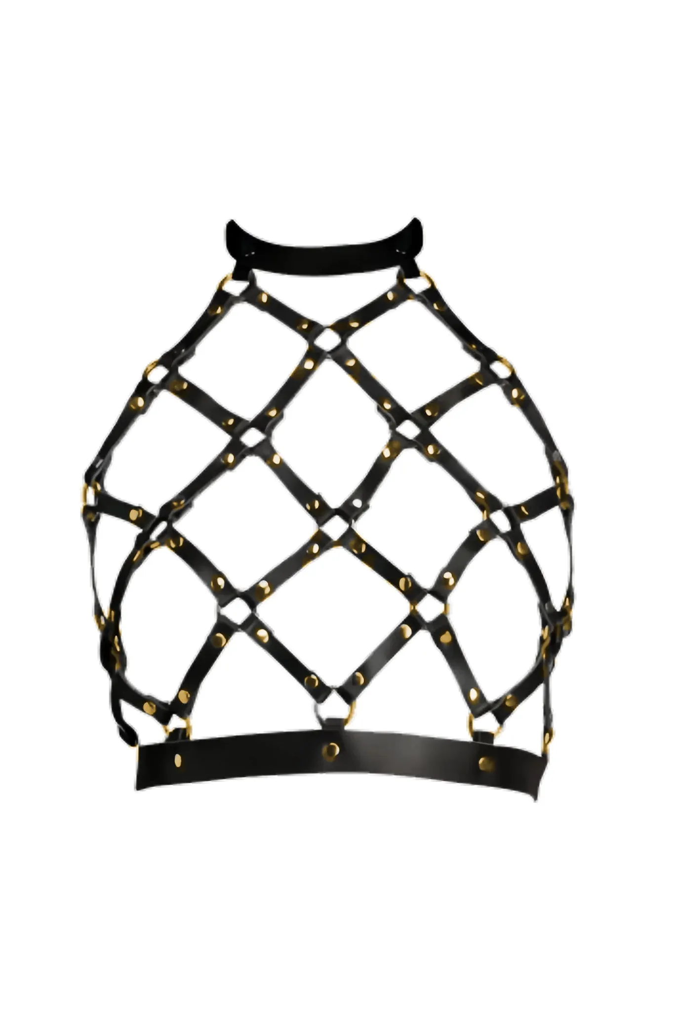 Obedience Leather Harness Top