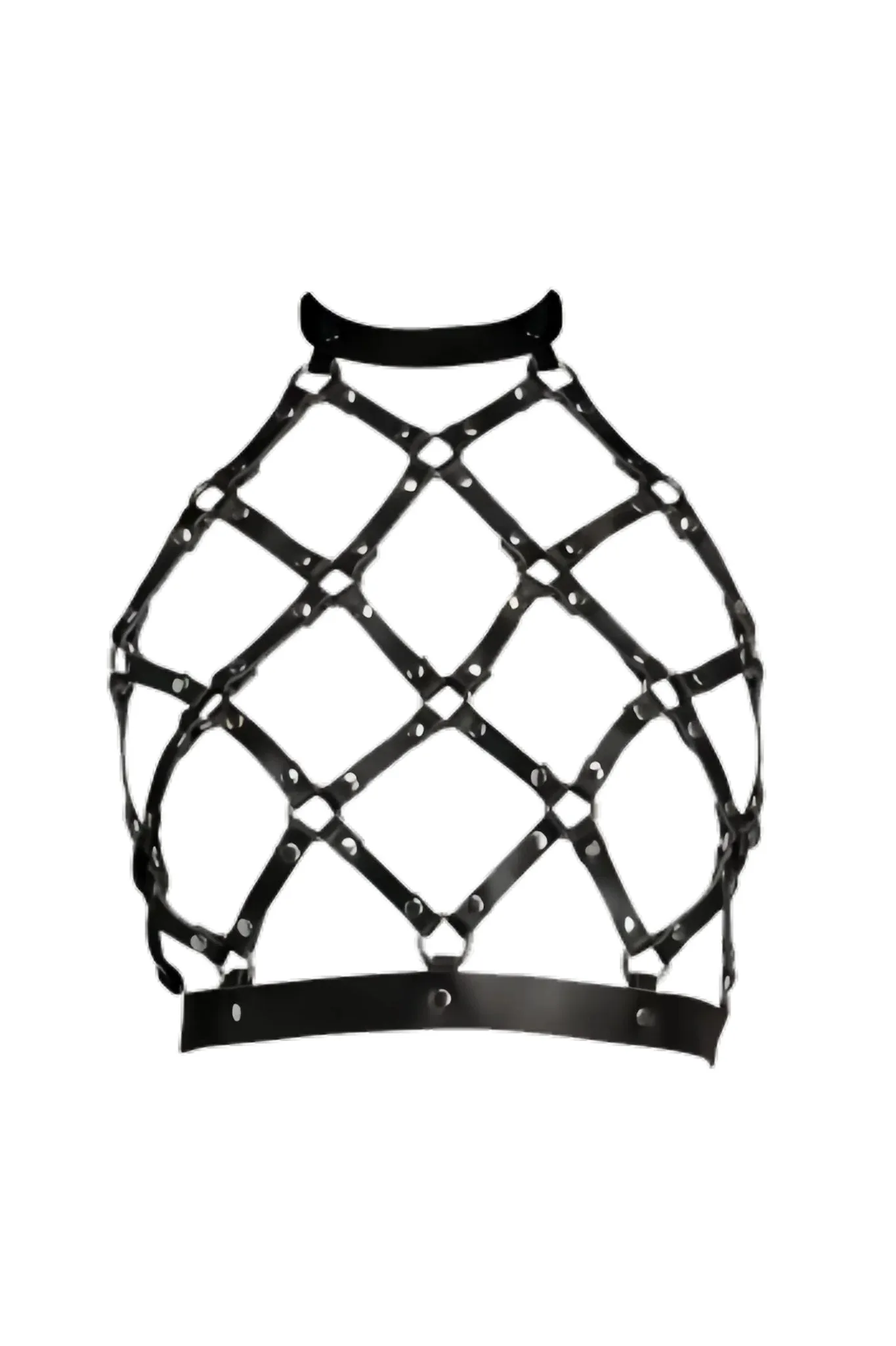 Obedience Leather Harness Top