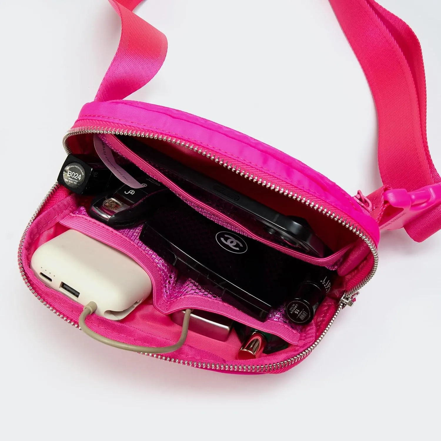 Pander Unisex Belt Bag Fanny Pack for Women with Adjustable Strap, Small Waist Pouch for Workout Running Traveling Hiking