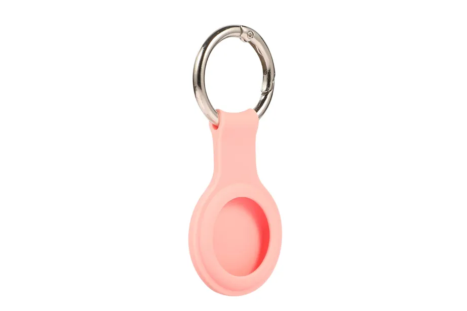 Pink AirTag Keychain
