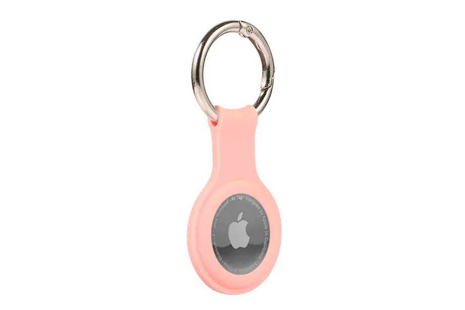 Pink AirTag Keychain
