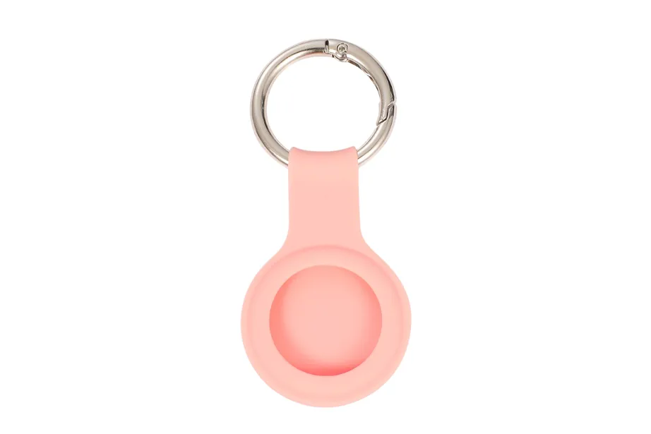Pink AirTag Keychain