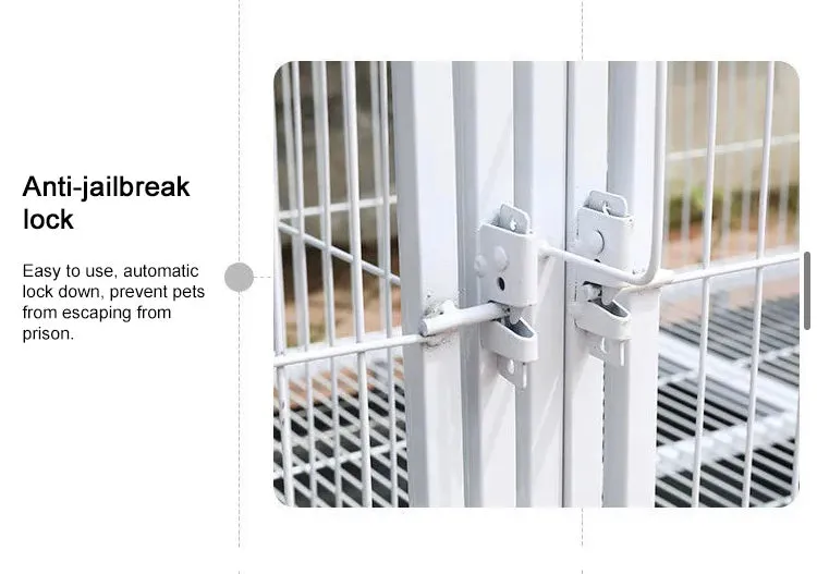 Quality steel breeders stacked cages 3 storeys high powder coated steel