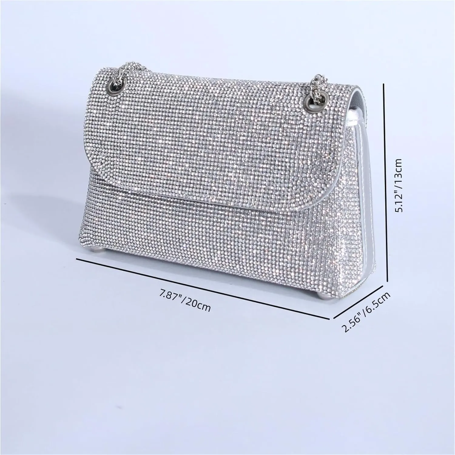 Rhinestone Bags High End Rhinestone Evening Bag Fully Showing Elegant Exquisite Charm Suitable For Weddings, Parties, Proms
