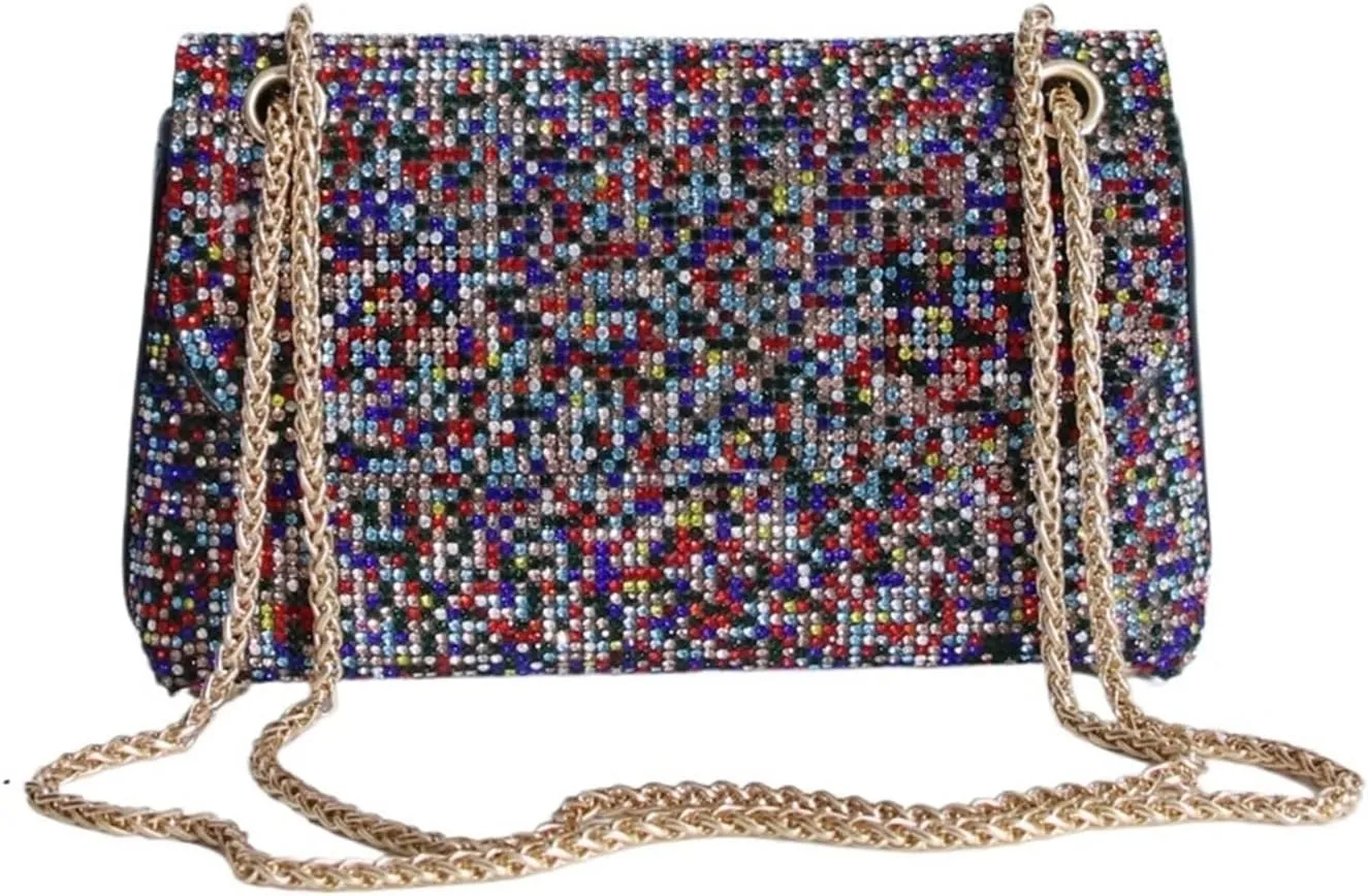 Rhinestone Bags High End Rhinestone Evening Bag Fully Showing Elegant Exquisite Charm Suitable For Weddings, Parties, Proms