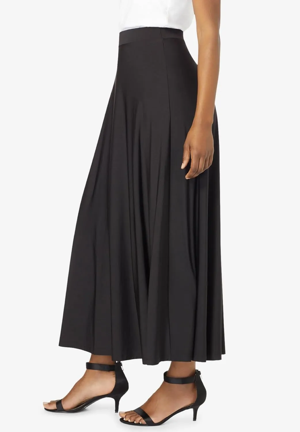 Roaman's Women's Plus Size Ultrasmooth Fabric Maxi Skirt