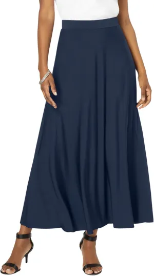 Roaman's Women's Plus Size Ultrasmooth Fabric Maxi Skirt