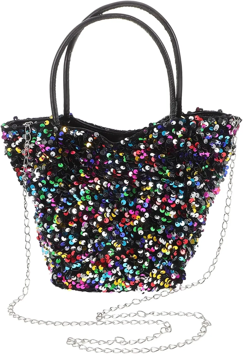 SAFIGLE Cute Purses for Women Small Square Purse Shoulder Bag Unique Glitter Bag