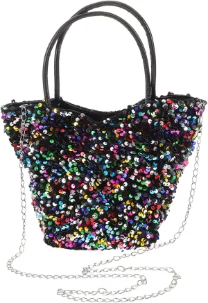 SAFIGLE Cute Purses for Women Small Square Purse Shoulder Bag Unique Glitter Bag