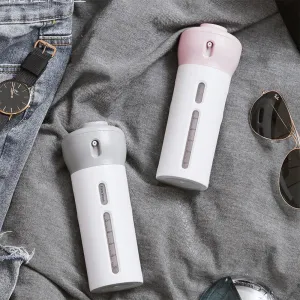 SMART REFILLABLE 4 IN 1 TOILETRIES TRAVEL DISPENSER